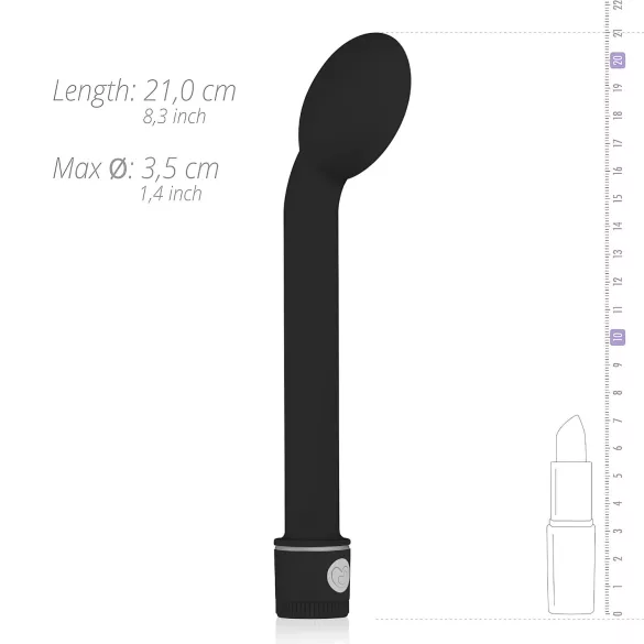 Easytoys - G-punkt vibrator - slank form - sort