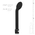 Easytoys - G-punkt vibrator - slank form - sort