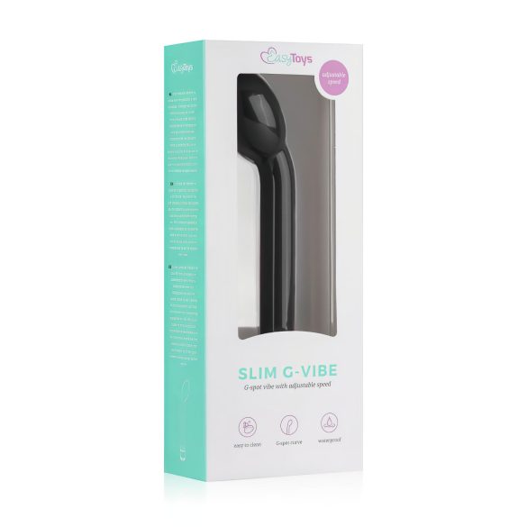Easytoys - G-punkt vibrator - slank form - sort