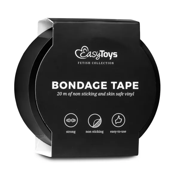 Easytoys - bondage tape - sort - 20m