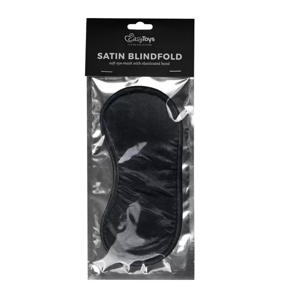 Easytoys - øjenmaske - satin - sort