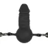 Easytoys - mundgag med indvendig dildo - sort