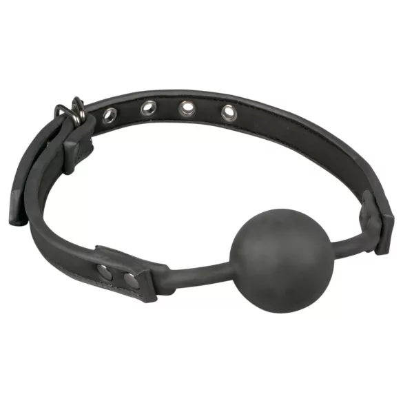EasyToys - silikon mundgag med kugle (sort)