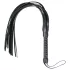 Easytoys - flogger pisk - blød kunstlæder - sort