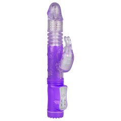   Easytoys Bunny - rabbit vibrator med rotation - silikone lilla