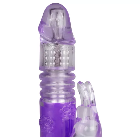 Easytoys Bunny - rabbit vibrator med rotation - silikone lilla