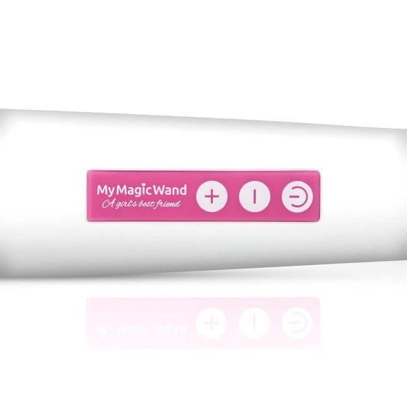 MyMagicWand - powerful massage vibrator - hvid/pink