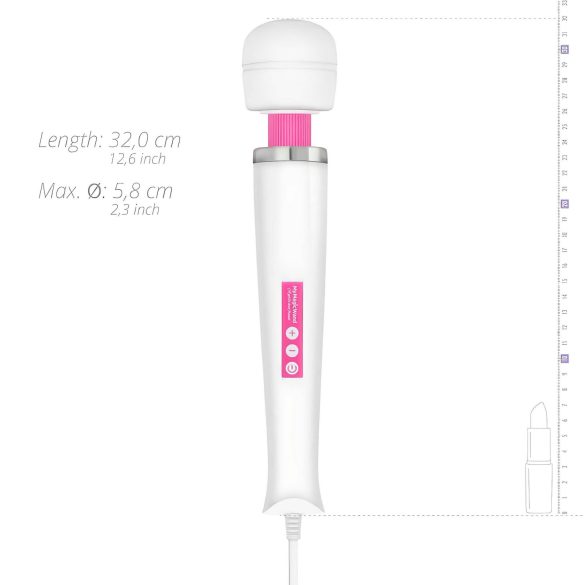 MyMagicWand - powerful massage vibrator - hvid/pink