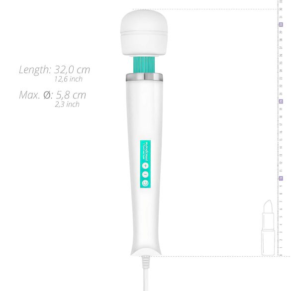MyMagicWand - wand vibrator - kraftig massage - hvid/turkis