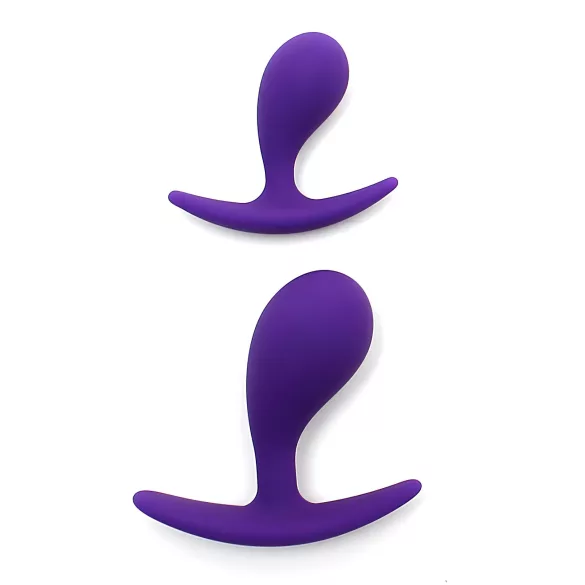 Rimba Copenhagen - anal plug-sæt (lilla, 2 stk.)