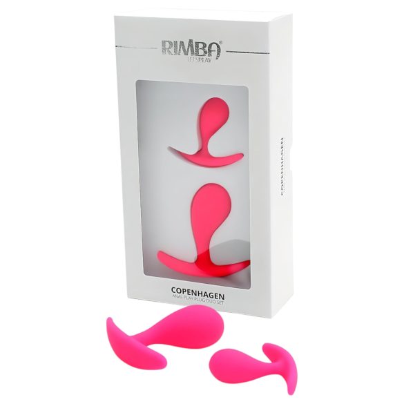 Rimba Copenhagen - analplug sæt - pink - 2 stk