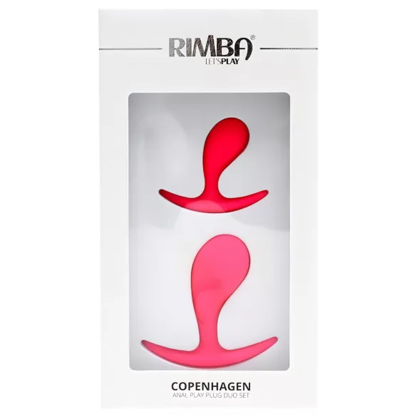 Rimba Copenhagen - analplug sæt - pink - 2 stk