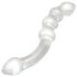 Rimba Xena - dobbelt glas dildo (gennemsigtig)