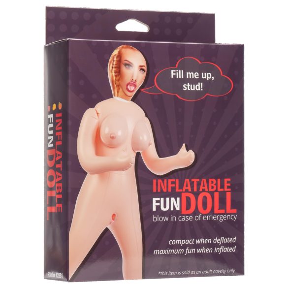 Inflatable Fun - oppustelig sexdukke - kvindeform - latex