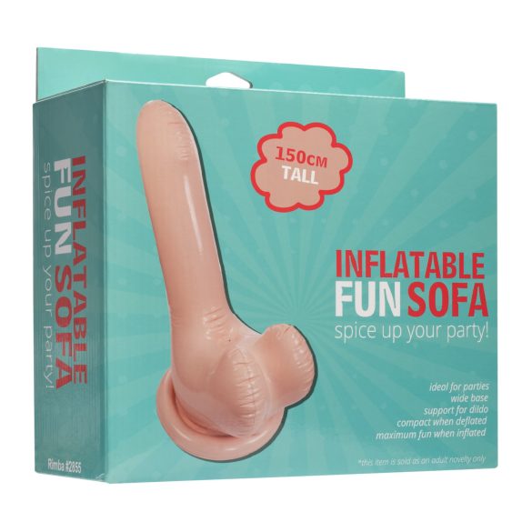 Inflatable Fun - oppustelig penissofa - 66 cm