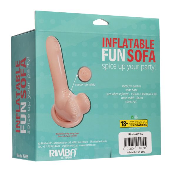 Inflatable Fun - oppustelig penissofa - 66 cm