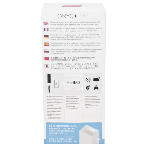 Kiiroo Onyx+ Asa Akira Experience - interaktiv masturbator - sort