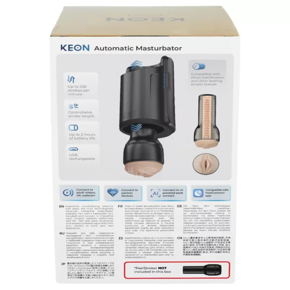 Kiiroo Keon - automatisk masturbator tilbehør - sort