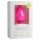Easytoys Diamond - analplug med hvid sten - stor - pink
