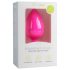Easytoys Diamond - analplug med hvid sten - stor - pink