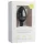 Easytoys Diamond - analplug med hvid sten - sort - medium