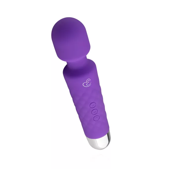 EasyToys - mini wand vibrator - genopladelig massage - lilla