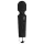 EasyToys - mini wand vibrator - genopladelig - sort