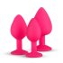 Easytoys Diamond - analplugsæt - pink