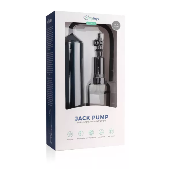 Easytoys - penis pumpe - finger greb - sort