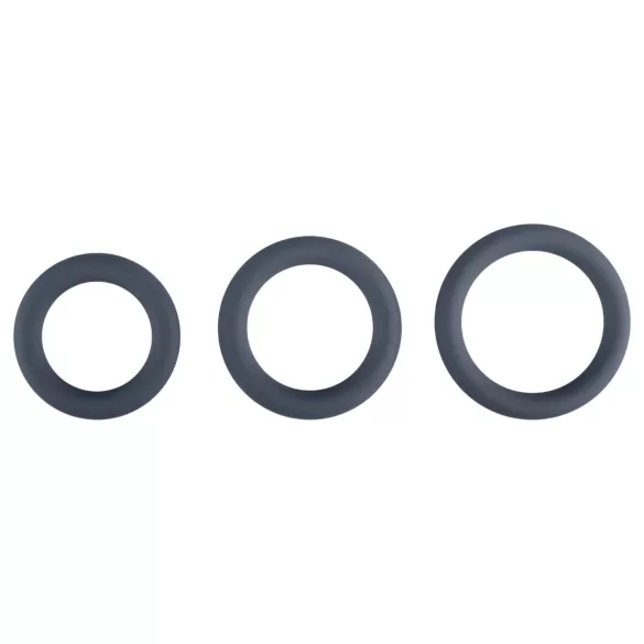 Boners - penisringsæt - 3 stk - grå
