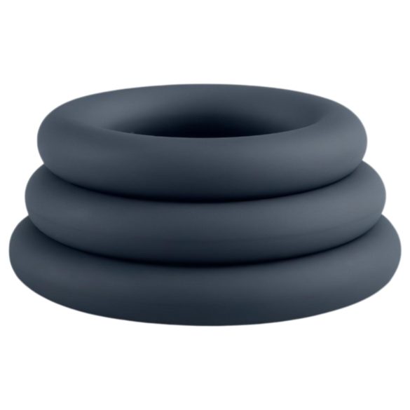 Boners - penisringsæt - 3 stk - grå