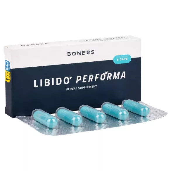 Boners Libido Performa - kosttilskudskapsler til mænd (5 stk.)