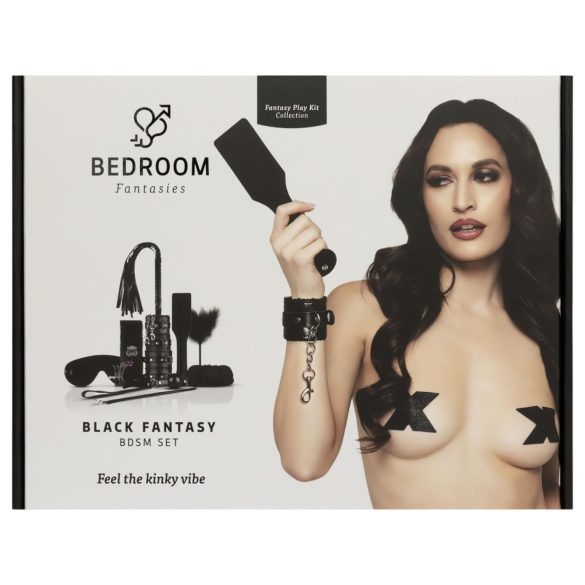 Secret Pleasure Chest - BDSM sæt til øvede - 14 dele - sort