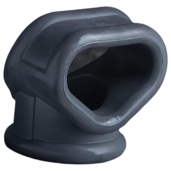 Boners - penisring og pungstrækker - silikone - grå