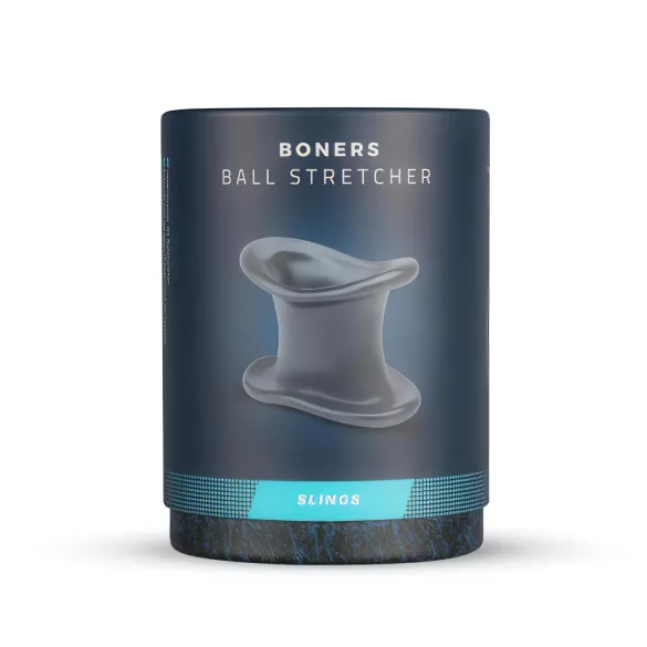 Boners - penisring og strækker - silikone - grå