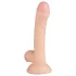 Real Fantasy Vince - dildo med pung og forhud - 19,5cm - natur