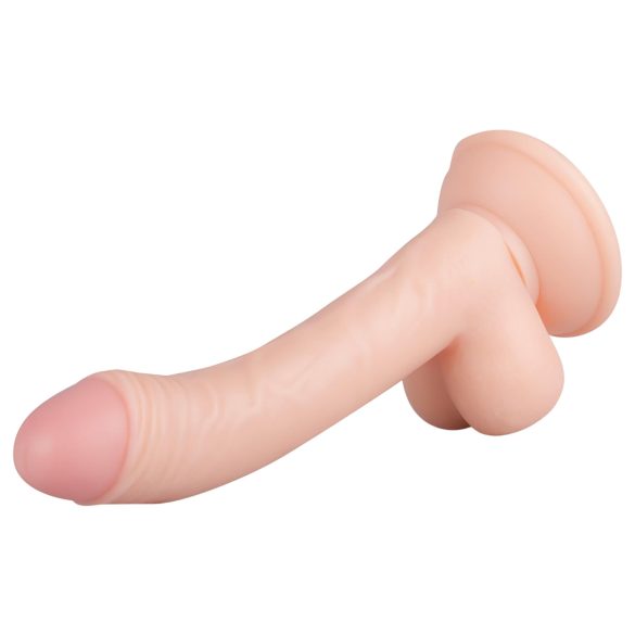 Real Fantasy Vince - dildo med pung og forhud - 19,5cm - natur