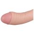 Real Fantasy Vince - dildo med pung og forhud - 19,5cm - natur