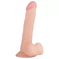   Real Fantasy Felix - dildo med testikler - realistisk - 22cm - hudfarvet