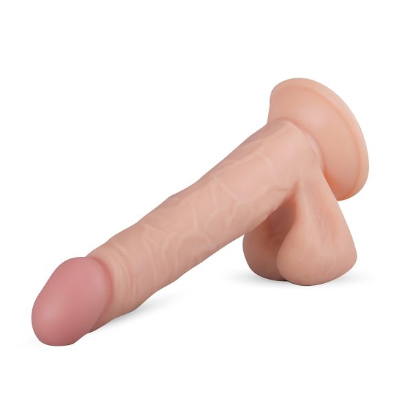 Real Fantasy Felix - dildo med testikler - realistisk - 22cm - hudfarvet