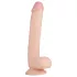 Real Fantasy Elvin - realistisk dildo med testikler - 28cm - natur