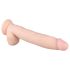 Real Fantasy Dwane - genopladelig, naturtro vibrator - 31 cm (naturlig)