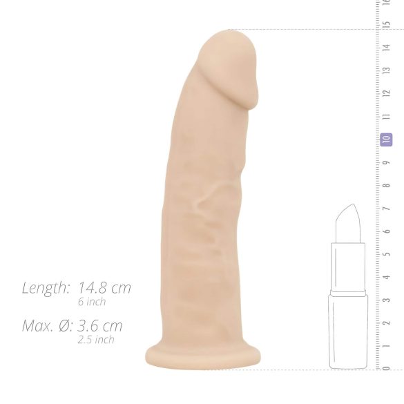 Real Fantasy Harris - realistisk dildo - 15cm - naturfarve
