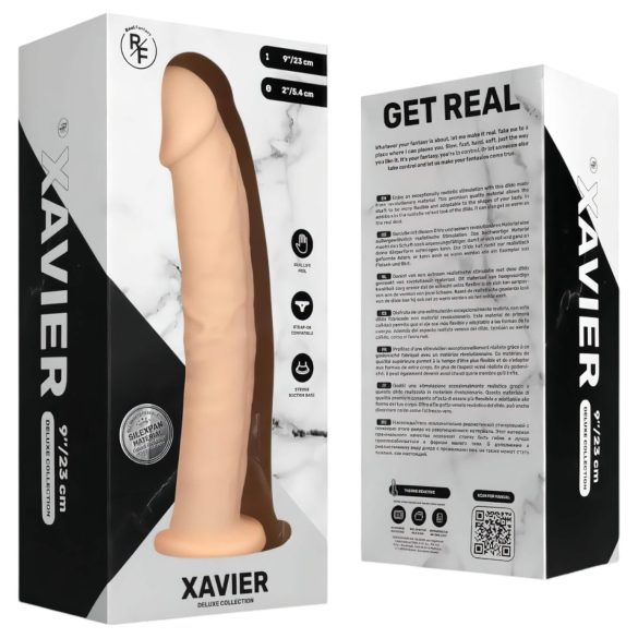 Real Fantasy Xavier - realistisk dildo - 23cm - natur