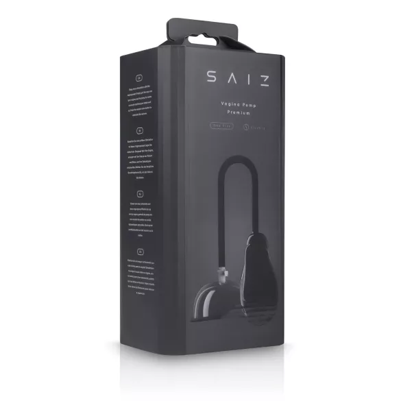 Saiz Premium - automatisk vaginapumpe - gennemsigtig/sort