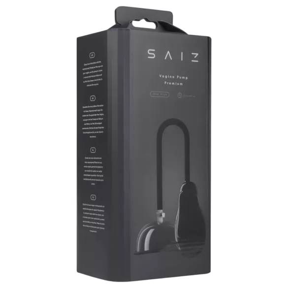 Saiz Premium - automatisk vaginapumpe - gennemsigtig/sort