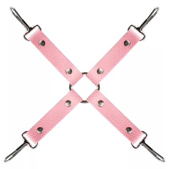 Secret Pleasure Chest - avanceret BDSM-sæt - 14 dele (pink)