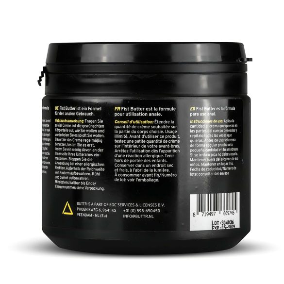BUTTR - fisting smør - glidecreme - 500ml