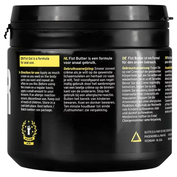 BUTTR Fisting Butter - anal fiste-smør (500 ml)