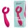 Easytoys Couple - parvibrator - genopladelig vandtæt - pink
